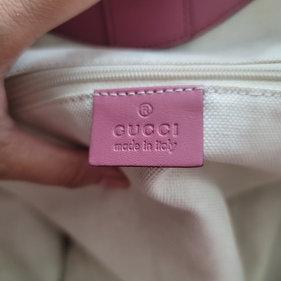 Gucci Monogram Canvas Leather Sukey Tote - Picture 9 of 15